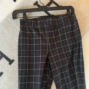 Plaid trousers very stretchy